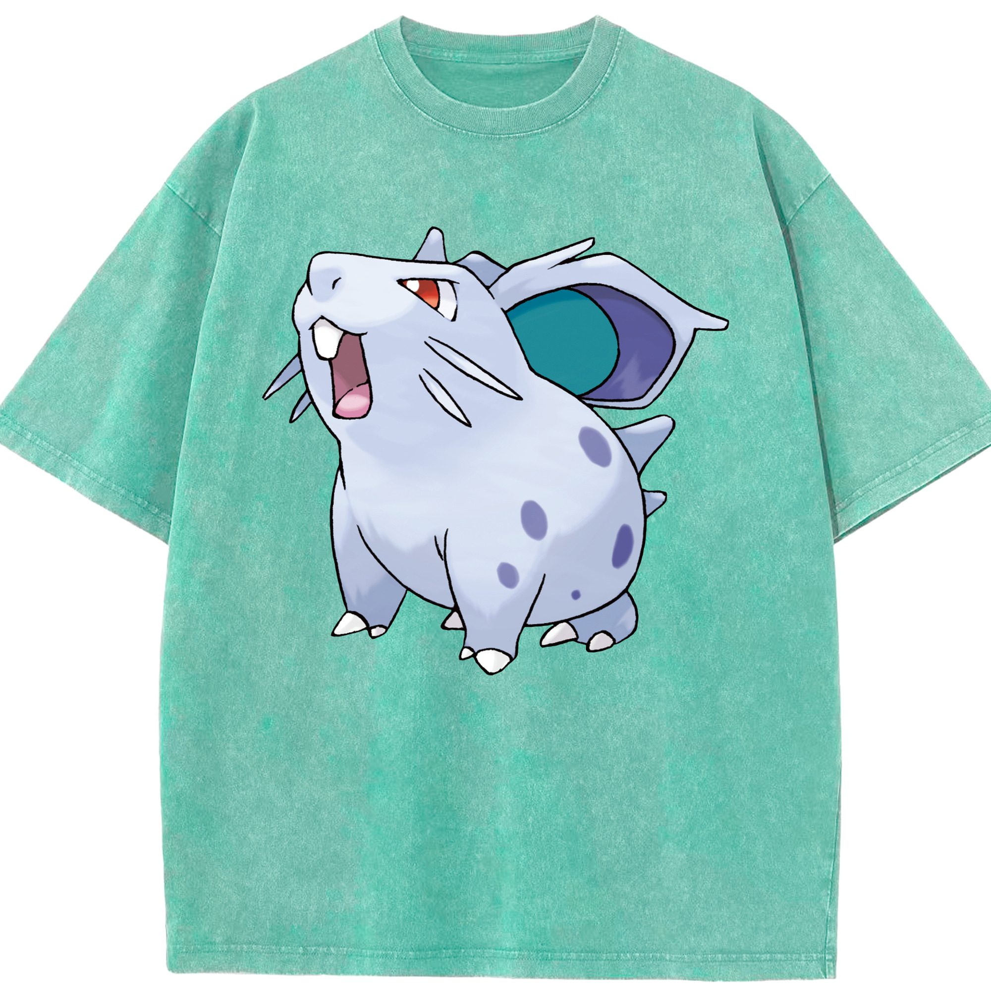 （画像用） ポケットモンスター Pokémon 綿100% ヴィンテージ風 半袖Tシャツ（フロントプリント）